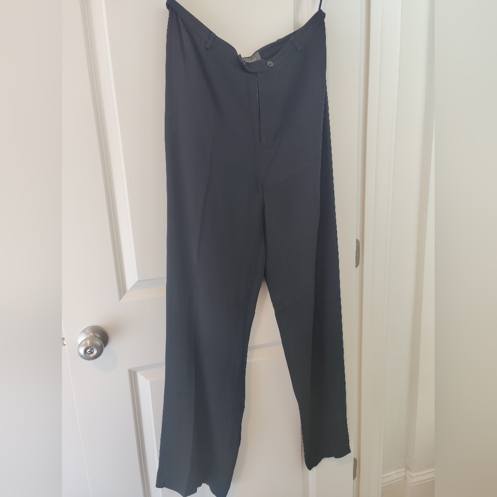 Banana Republic 100% rayon Black trousers size 14